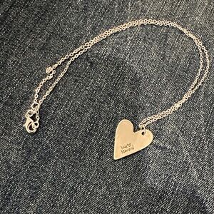 Silver Heart Pendant Necklace